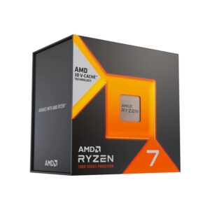 PROCESADOR AMD RYZEN 7 7800X3D imagen frotal 3 4 lateral izquierda