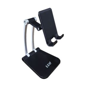 SOPORTE TABLET LUO LU 455 NEGRO imagen frotal 3 4 lateral izquierda