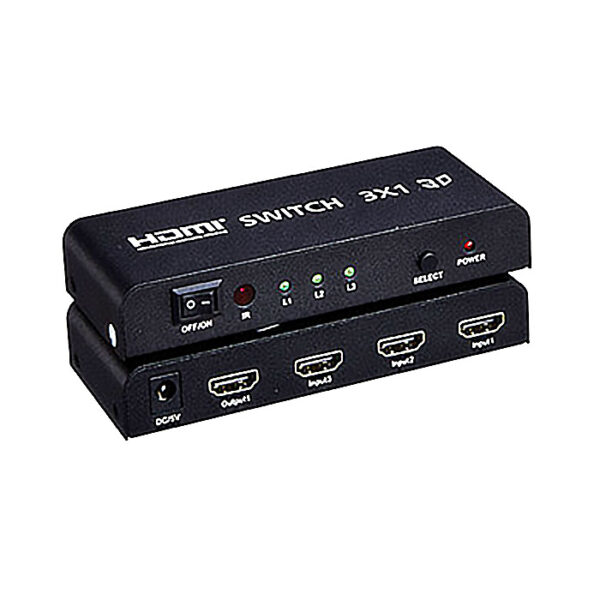 SWITCH HDMI 3X1 SATE A HD03